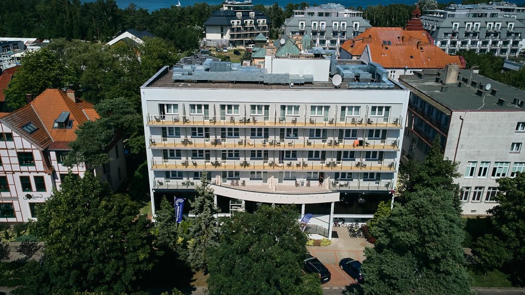 Außenansicht des Hotels Barbarka Vita in Swinemünde