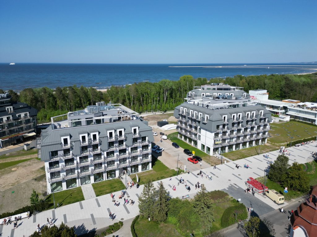 Außenansicht des Platino Mare in Swinemünde