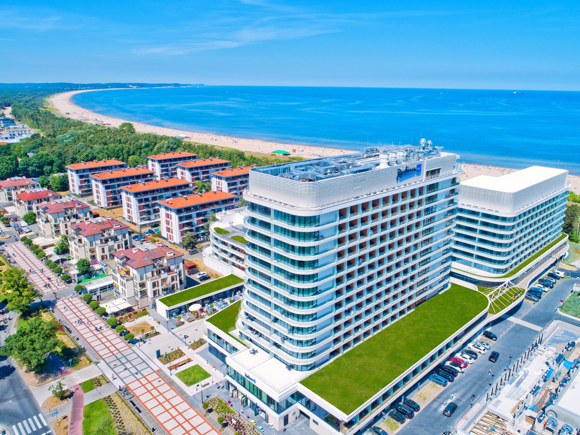 Außenansicht des Radisson Blu Resort Swinemünde