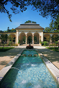 Die Säulenwandelhalle in Bad Steben