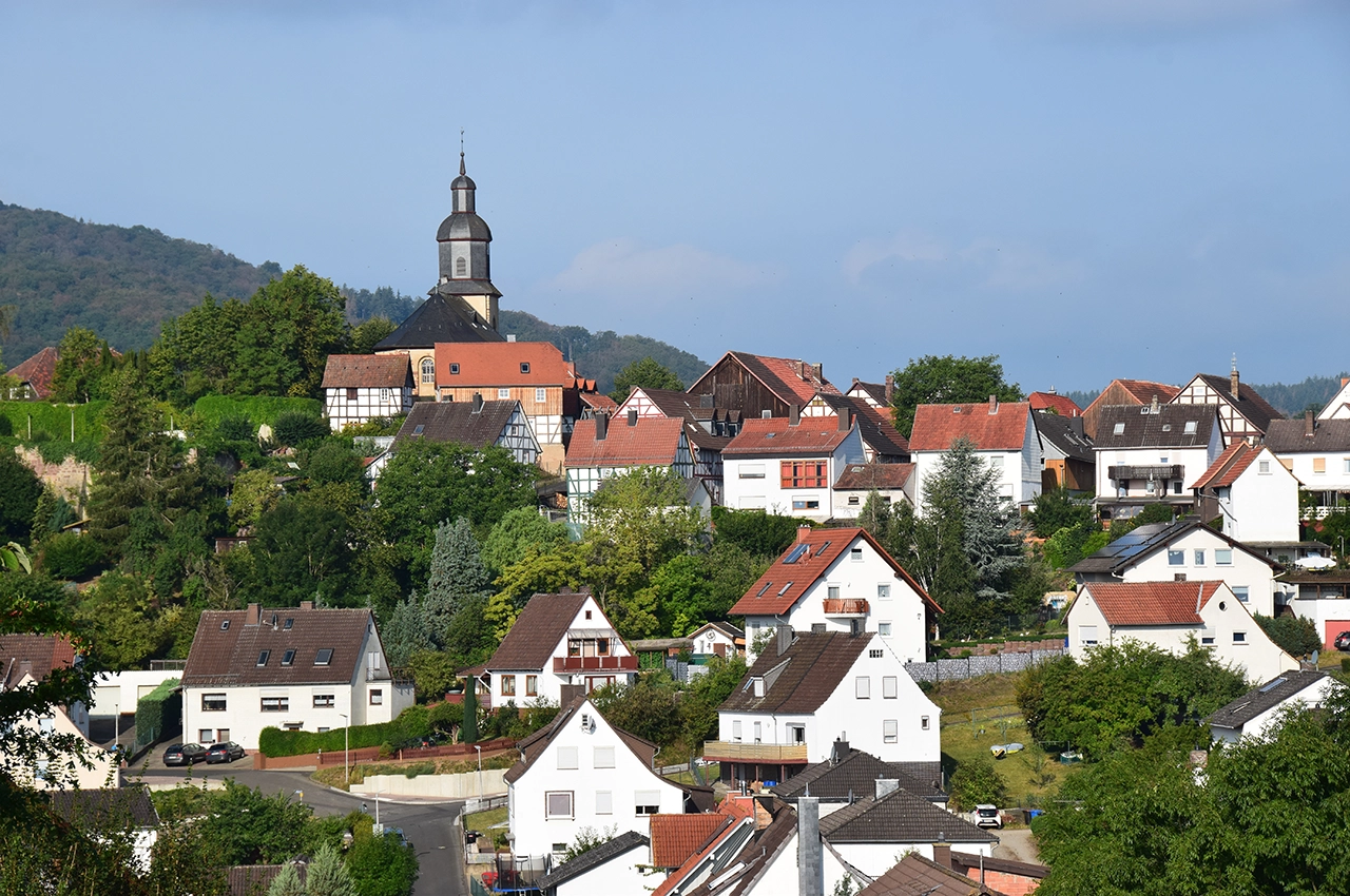 Blick auf Bad Wildungen