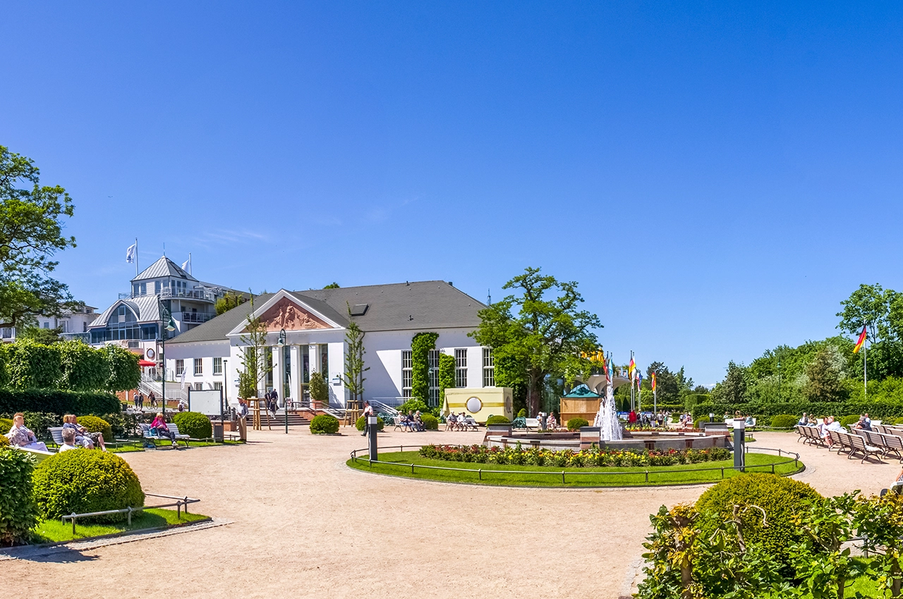 Das Zentrum von Heringsdorf