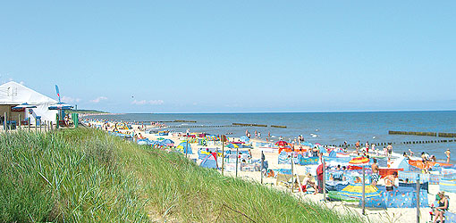 Klein Dievenow an der Ostsee