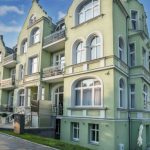Außenansicht des Kurhotels Admiral I in Swinemünde