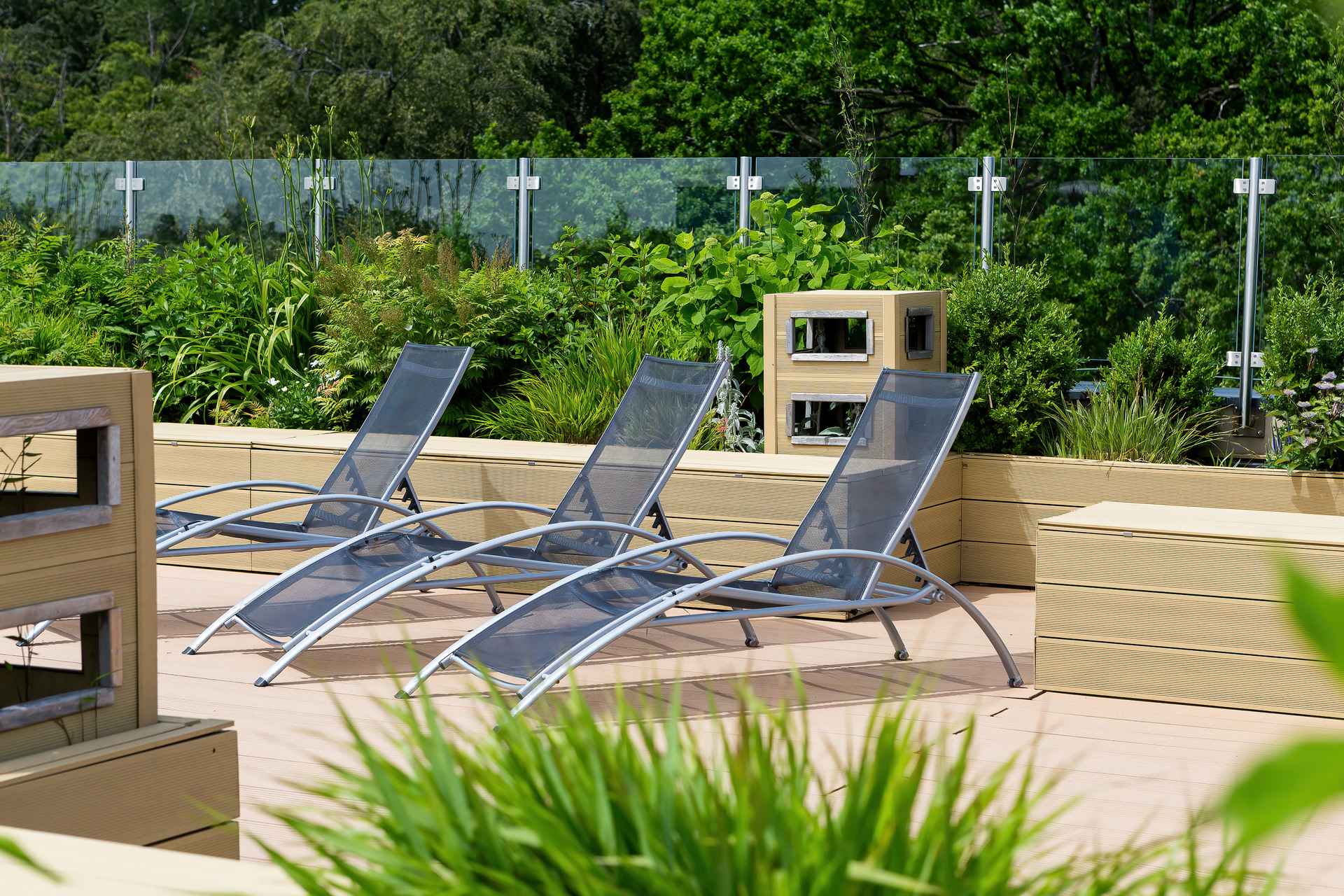 Terrasse des SPA Bagiński & Chabinka in Misdroy