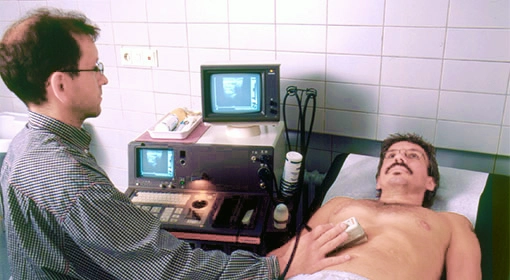 Ultraschall-Anwendung in Bad Wildungen, Helenenquelle