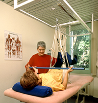 Beispiel für einen Schlingentisch im Kurzentrum Bad Wildungen