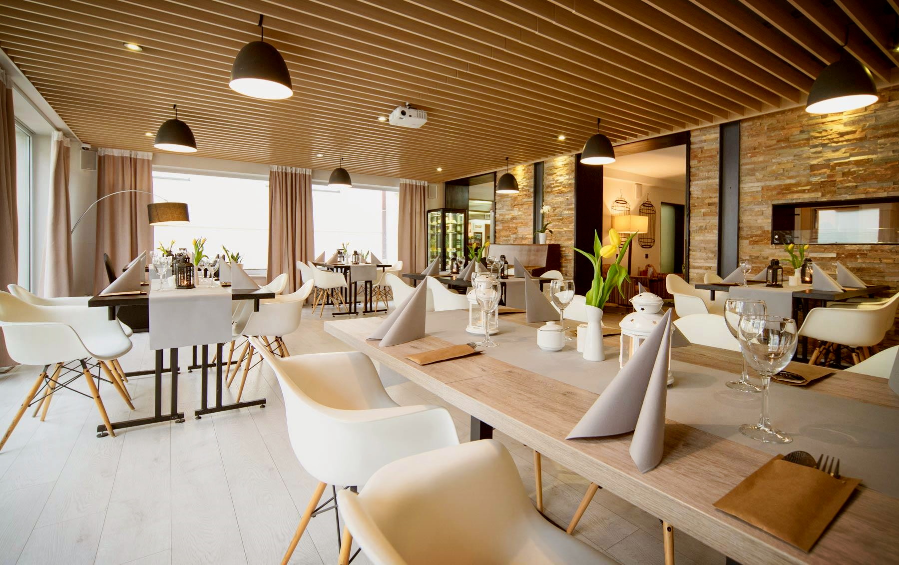 Speiseraum des Hotels Marena in Heidebrink