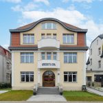Außenansicht des Afrodyta Spa in Swinemünde