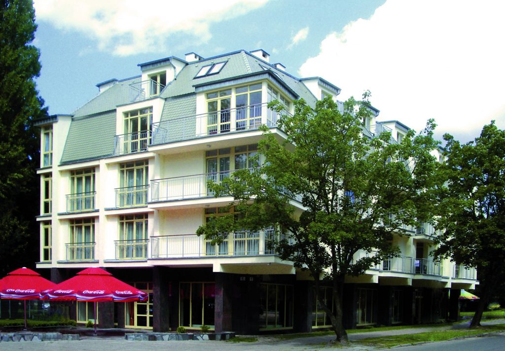 Außenansicht der Villa Wodnik in Swinemünde