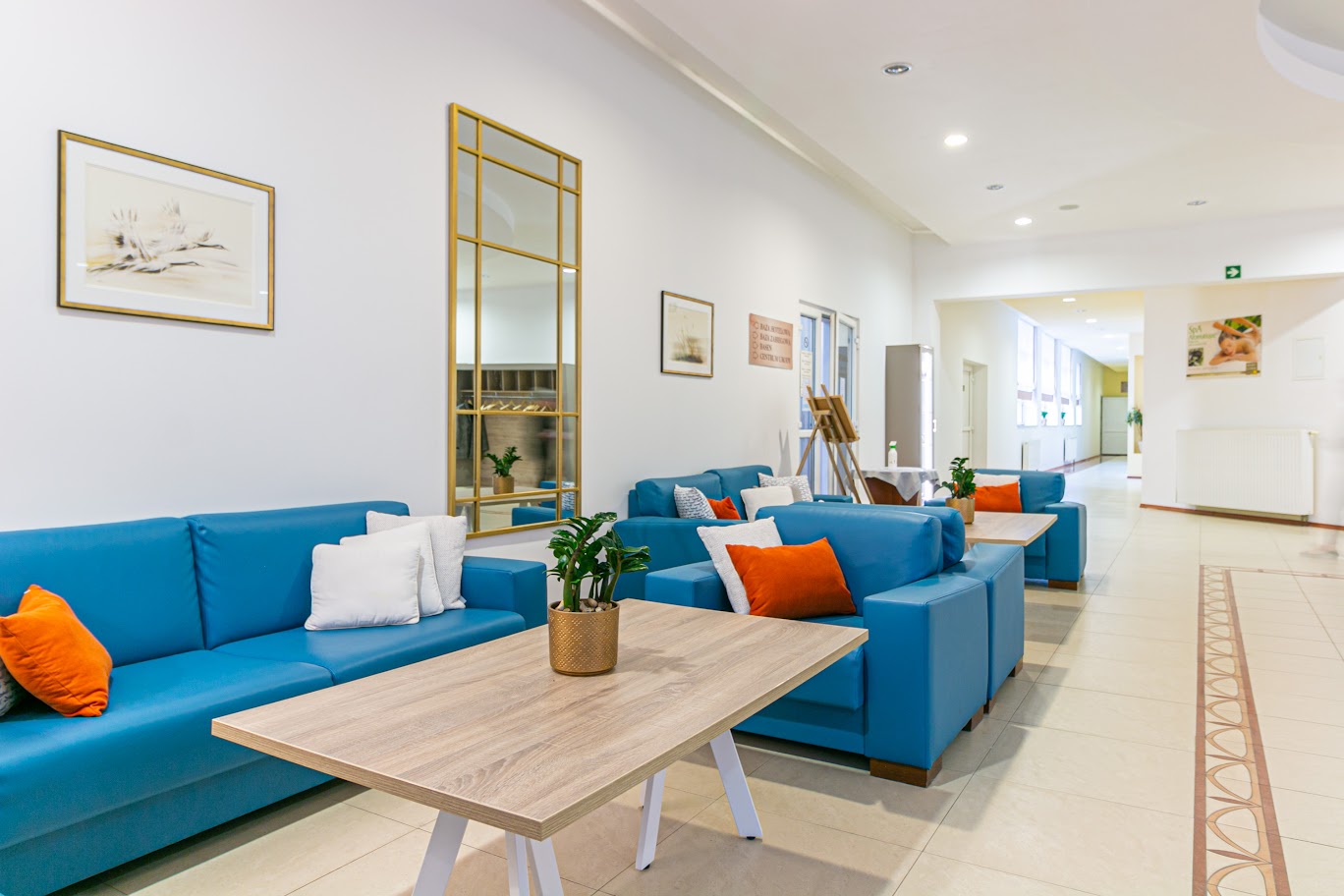 Aufenthaltsbereich im Bagińscy SPA in Pobierowo