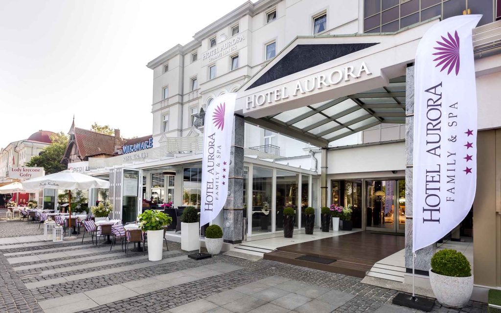 Außenansicht des Hotel Aurora Family & SPA in Misdroy