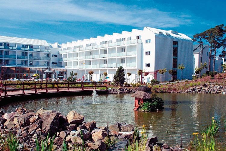 Außenansicht des Sandra SPA in Pogorzelica