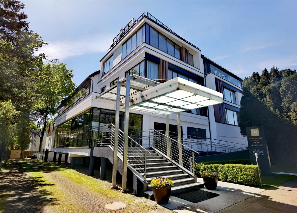 Außenansicht des West Baltic Resort in Swinemünde