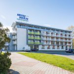 Außenansicht des Hotels Wolin in Misdroy