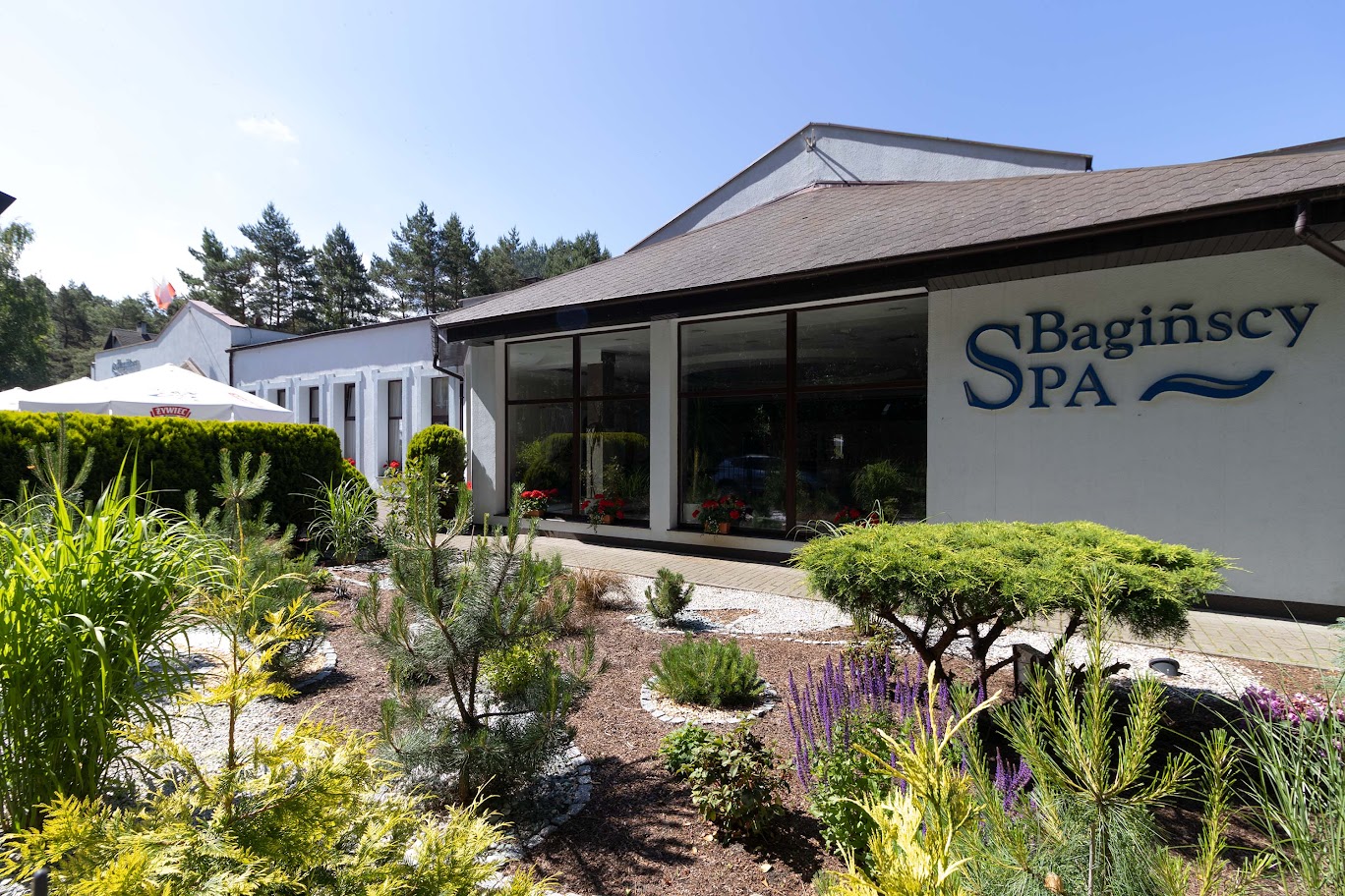 Außenansicht des Bagińscy SPA in Pobierowo