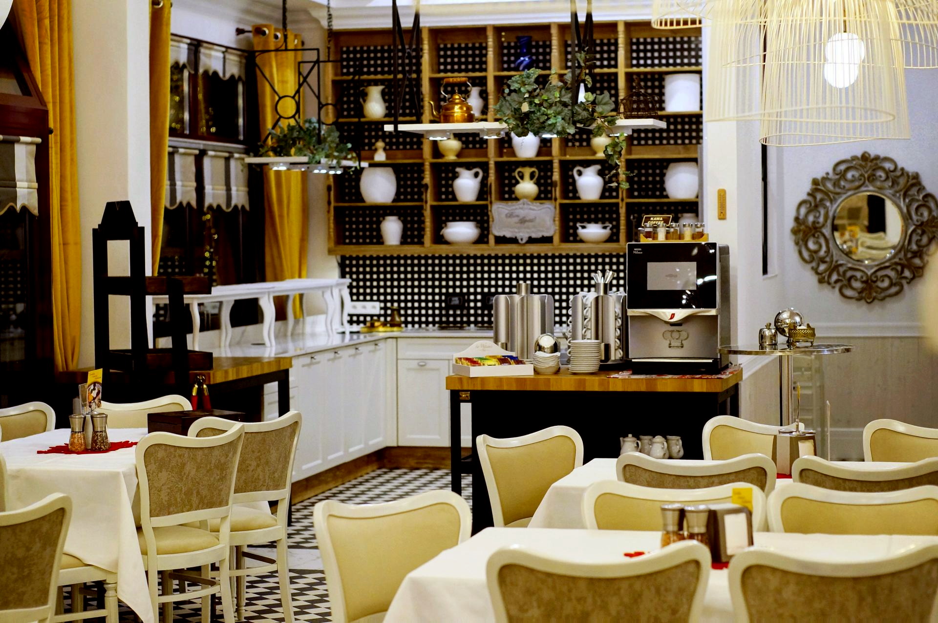 Restaurant und Speiseraum im Hotel Ottaviano in Swinemünde