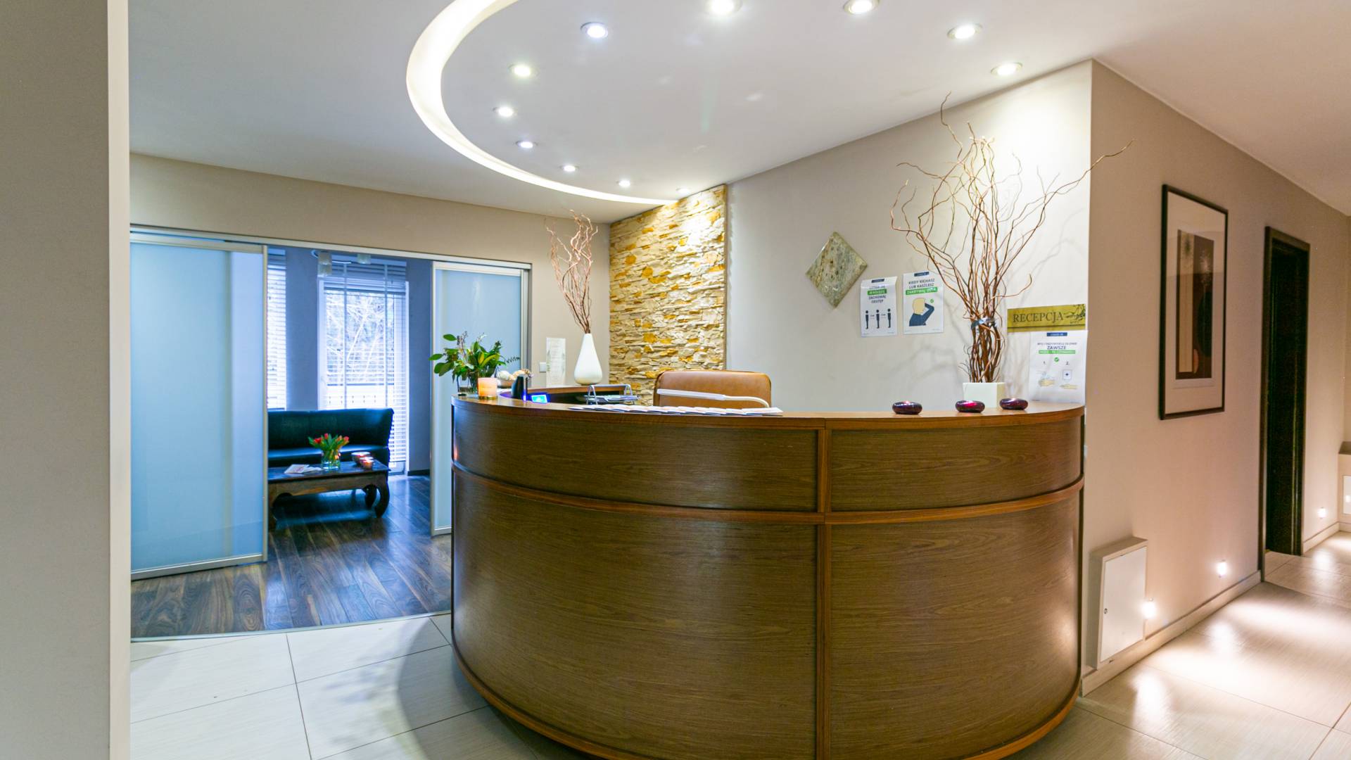 Wellnessbereich im Bagińscy SPA in Pobierowo